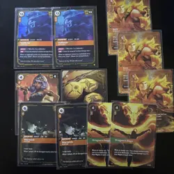 Riftbound TCG - Orange 11 Card Foil Lot - Image 1