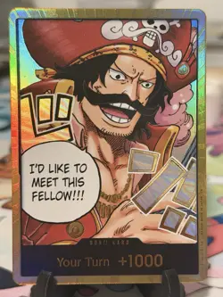DON!! Card (Gol.D.Roger) (Gold) Carrying On His Will Foil - Image 1