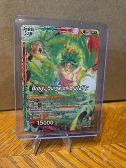 Dragon Ball Super Card Game Broly Broly, Surge of Brutality Reg Promo P-181 PR - Image 2