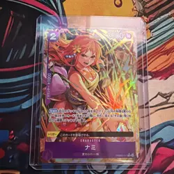 Onepiece Card Nami R/P PRB02-012 prb02 The Best Vol.2 Japanese [ALT ART PARALLEL - Image 1