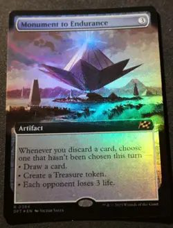 Monument To Endurance - Foil - Extended Art - DFT - MTG - EN - NM - 0394 - Image 1