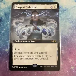 Tempest Technique (REGULAR) x1 - MTG Tarkir: Dragonstorm Commander TDC #56 - Image 1