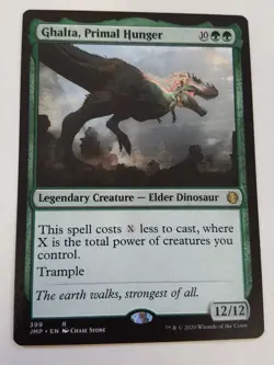 1x GHALTA, PRIMAL HUNGER - Dinosaur - Jumpstart/Game - MTG - Magic the Gathering - Image 1