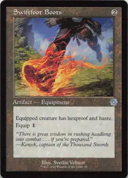 Swiftfoot Boots U The Brothers' War: Retro Frame Artifacts 58 - LP MTG - Image 1