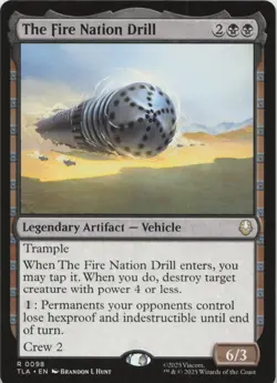 The Fire Nation Drill R Avatar: The Last Airbender 98 NM MTG - Image 1