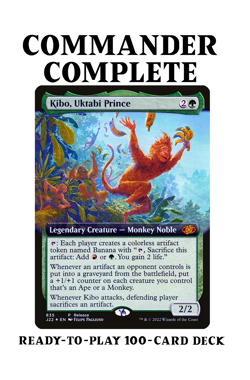 Kibo, Uktabi Prince MONKEY APE TRIBAL Artifact Magic MTG Custom Commander Deck - Image 1