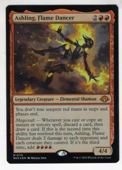 MTG Modern Horizons 3 Foil Mythic Card #115 Ashling, Flame Dancer - Image 1