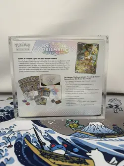 Prismatic Evolutions Pokemon Center Elite Trainer ETB Sealed With Acrylic Case - Image 3