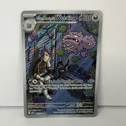 Pokemon TCG Destined Rivals Team Rockets Weezing 199/182 Illustration Rare NM - Image 1