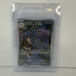 Pokemon TCG Destined Rivals Team Rockets Weezing 199/182 Illustration Rare NM - Image 3
