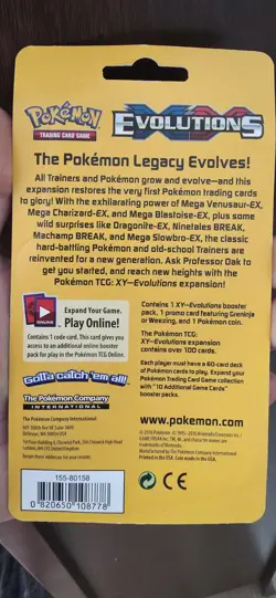 Pokemon XY Evolutions Single Pack Blister (Weezing) TCG Sealed - Image 2