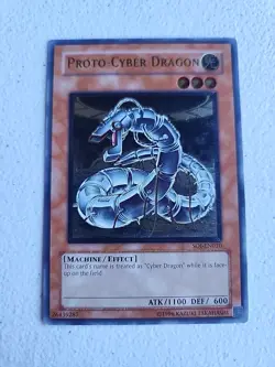 Yugioh Proto-Cyber Dragon (Ultimate Rare) SOI-EN010 Unlimited #Y131 - Image 1