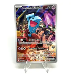 Team Rocket's Wobbuffet 203 Pokemon Center Exclusive Promo Pokemon Card Mint - Image 1