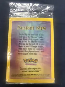 SEALED Ancient Mew Pokemon Unopened 2000 Movie Promo Card 251032 - Image 2