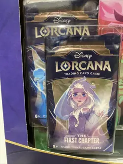 TCG Disney Lorcana Portfolio Bundle [4 Booster Packs & 1 Card Portfolio] - Image 2