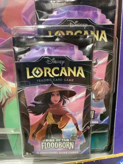 TCG Disney Lorcana Portfolio Bundle [4 Booster Packs & 1 Card Portfolio] - Image 3