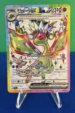 Pokemon TCG Flygon EX Surging Sparks Holo Ultra Rare Card 222/191 Full Art NM - Image 2