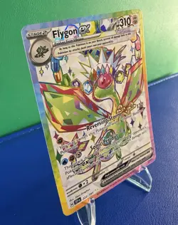 Pokemon TCG Flygon EX Surging Sparks Holo Ultra Rare Card 222/191 Full Art NM - Image 3