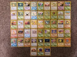 ??1999 Pokemon Cards Jungle Unc/C Rare Vaporeon Scyther Holo LP-HP Unlimited?? - Image 1