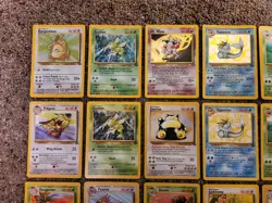 ??1999 Pokemon Cards Jungle Unc/C Rare Vaporeon Scyther Holo LP-HP Unlimited?? - Image 2