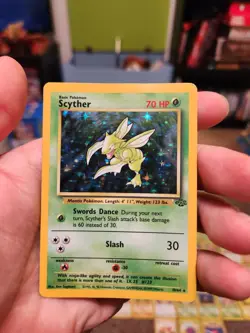 ??1999 Pokemon Cards Jungle Unc/C Rare Vaporeon Scyther Holo LP-HP Unlimited?? - Image 5