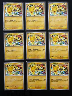Pokemon Pikachu World Championship 2025 Promo Card 225 - Lot Of 9 - Image 1