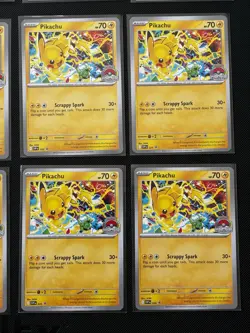 Pokemon Pikachu World Championship 2025 Promo Card 225 - Lot Of 9 - Image 2