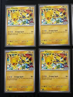 Pokemon Pikachu World Championship 2025 Promo Card 225 - Lot Of 9 - Image 3