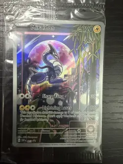 Pokemon TCG Miraidon SVP Black Star Promos Holo Card SVP013 - Image 1
