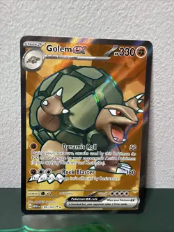 Golem ex 189/165 Sv: Scarlet & Violet 151 Holo UR Card TCG Pokemon - Image 1