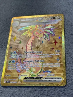 Alolan Exeggutor ex 248/191 Full Art Gold Secret Rare Pokemon Card Surging Spark - Image 2