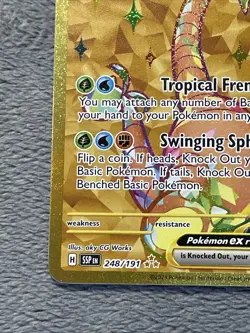 Alolan Exeggutor ex 248/191 Full Art Gold Secret Rare Pokemon Card Surging Spark - Image 5