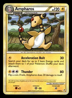 Ampharos 23/95 Non-Holo Rare Call of Legends Pokemon Card - Image 1