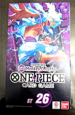 Purple Black Monkey D. Luffy ST-26 Starter Deck - One Piece Card Game - EN - Image 1