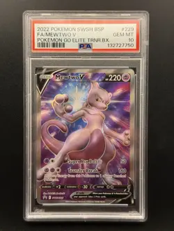 Mewtwo V SWSH229 SWSH: Sword & Shield Promo Cards Holo - PSA 10 Gem Mint - Image 1