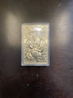 1999 Burger King Pokemon Charizard Nintendo 23K Gold Plated Trading Card - Image 4