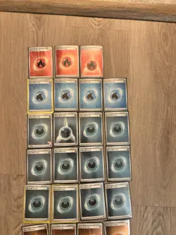 Pokemon Scarlet and Violet Holo Energy Cards. Lot of 38. Near Mint. - Image 4