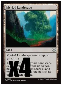 MTG | Myriad Landscape (x4 Playset) | (NM) Commander: Duskmourn - Image 1