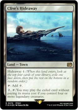 Clive's Hideaway (Foil) - 0275 - Final Fantasy - MTG - NM/M - Image 1