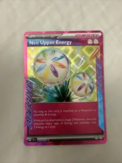 Pokemon TCG - Temporal Forces - Neo Upper Energy ACE SPEC Trainer 162/162 NM - Image 1