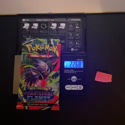 EXTREMELY HEAVY Pokemon Phantasmal Flames - Factory Sealed Booster Pack (22.68g - Image 1