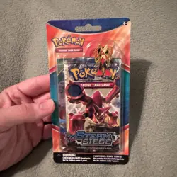 Pokemon TCG: XY Steam Siege & Roaring Skies 2-Pack Blister W/Blaziken Pin Sealed - Image 1