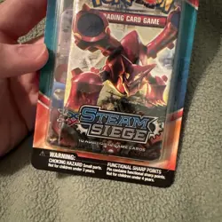 Pokemon TCG: XY Steam Siege & Roaring Skies 2-Pack Blister W/Blaziken Pin Sealed - Image 3