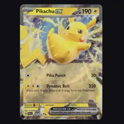 Pikachu Ex 063/193 Paldea Evolved Double Rare Pokemon TCG NM ⚡ - Image 1