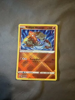 Pokemon - Radiant Heatran - 027/189 - SWSH Astral Radiance - Holo Card - Image 1