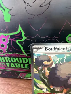 Bouffalant EX 170/086 - White Flare Special Illustration Rare Pokemon - Image 2