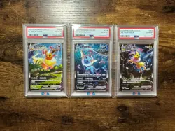Pokemon Chinese Flareon Vaporeon Jolteon Vmax 003 006 009 2024 PSA 10 Sequential - Image 1