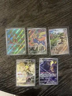 Pokemon TCG Lot Of 5 Illustration Rares - Image 1