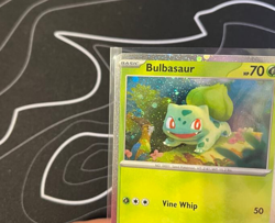Bulbasaur Charmander Squirtle (151 Promo) *SINGLE SWIRL* COSMIC HOLO Pokemon TCG - Image 2