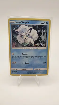 Alolan Vulpix 21/145 Toys R Us Promo Pokemon TCG Stamped Rare - Image 1